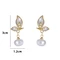 pearl dangle earrings